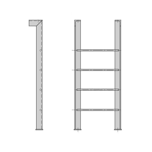 Стремянка СХ-28 2800 мм Серия 1.450.3-7.94 в Абакане