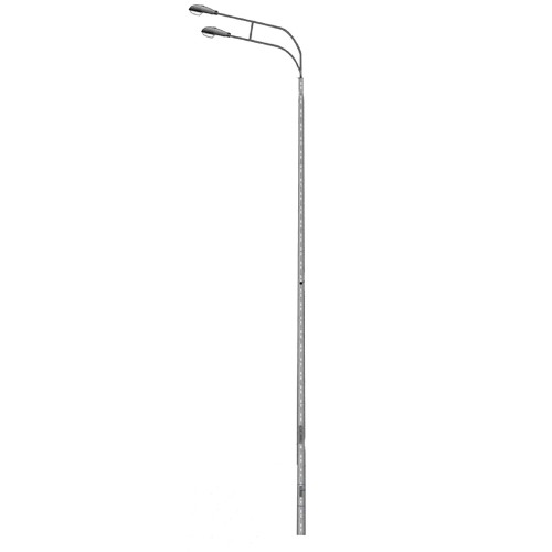 Опора освещения несиловая граненая фланцевая квадратная МК-8Ф Ст3сп5 68х143х8х3 мм в Абакане