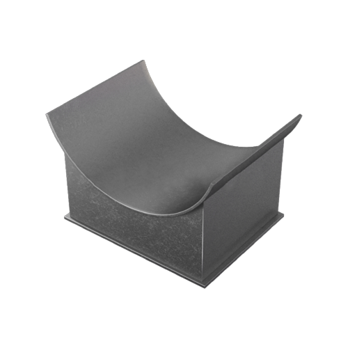 Опора неподвижная приварная для трубопроводов ТЭС и АЭС Ст3 530х400х250х150 мм ОСТ 34-10-616-93 в Абакане