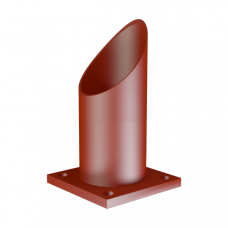 Опора неподвижная трубчатая для тепловых сетей исп. Б1 09Г2С 89х100 мм ОСТ 36-146-88 0,7 кг