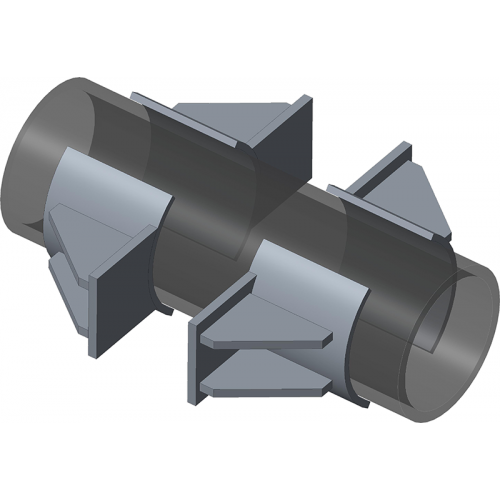 Опора неподвижная двухупорная усиленная для тепловых сетей ТС-662.00.00 219х120х137х432 мм Серия 5.903-13 выпуск 7-95 15,7 кг