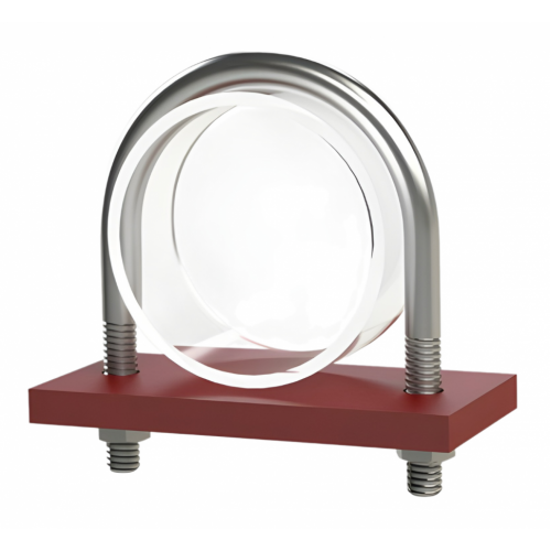 Опора неподвижная хомутовая бескорпусная для тепловых сетей исп. Б Ст20 45 мм ОСТ 36-146-88 0,3 кг