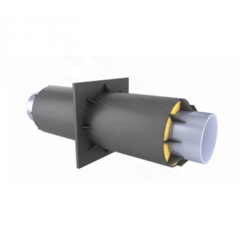 Опора неподвижная щитовая для труб в ППМ изоляции для тепловых сетей 57х205 мм ГОСТ 56227-2014