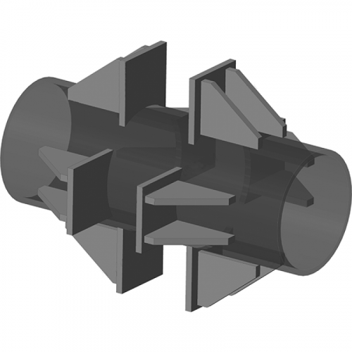 Опора неподвижная четырехупорная для тепловых сетей ТС-661.00.00 133х80х110х260 мм Серия 5.903-13 выпуск 7-95 8,8 кг
