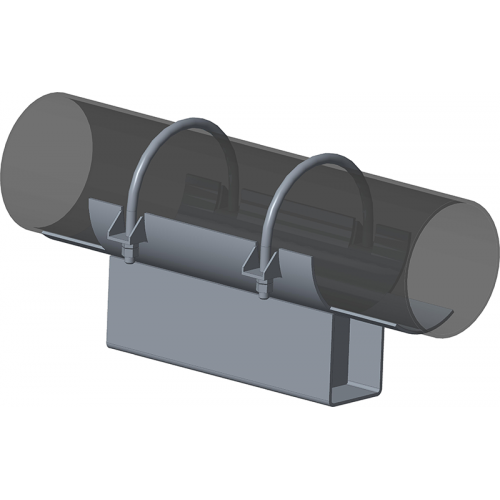 Опора неподвижная хомутовая с корпусом для тепловых сетей ТС-670.00.00 219х180х340х200 мм Серия 5.903-13 выпуск 7-95 26,5 кг