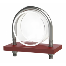 Опора неподвижная хомутовая бескорпусная для тепловых сетей исп. Г 09Г2С 25 мм ОСТ 36-146-88 0,14 кг