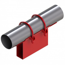 Опора неподвижная хомутовая корпусная для тепловых сетей исп. А11 / АС11 ВСт3 89х50х170х100 мм ОСТ 36-146-88 2,2 кг