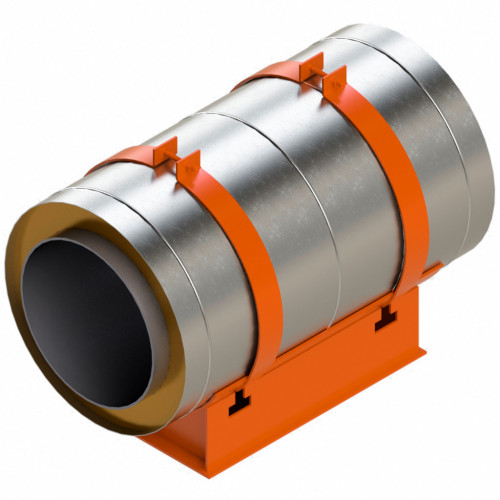 Опора скользящая хомутовая ТС-626.000 480х380х200 мм Серия 5.903-13 выпуск 8-95 28,4 кг