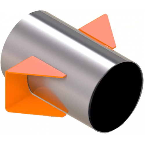 Опора вертикальных трубопроводов 1420-ВП-А2 1420х10х400х450 мм ОСТ 36-146-88 в Абакане