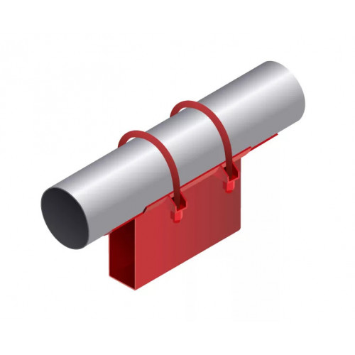 Опора неподвижная приварная корпусная для тепловых сетей исп. Б22 / БС22 09Г2С 1220х500х340х150 мм ОСТ 36-146-88 42,1 кг