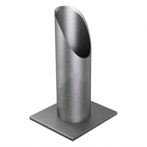 Опора неподвижная трубчатая с круто изогнутыми отводами для тепловых сетей исп. А1 09Г2С 377х100 мм ОСТ 36-146-88 34,4 кг